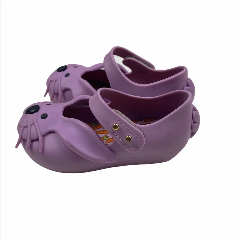 Mini Melissa Ultragirl Purple Rabbit Bunny Shoes 6